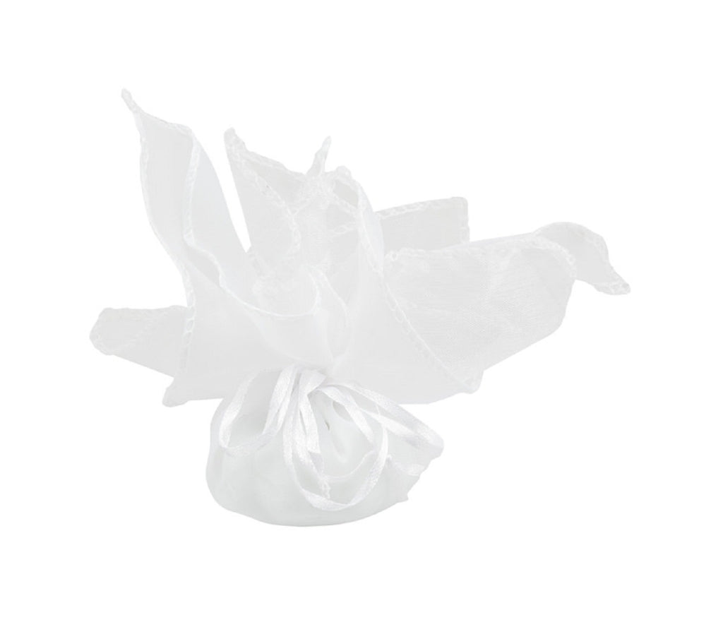 Bomboniera matrimonio oliera in porcellana con decorazione maioliche blu e bianco harmony PRMT24150