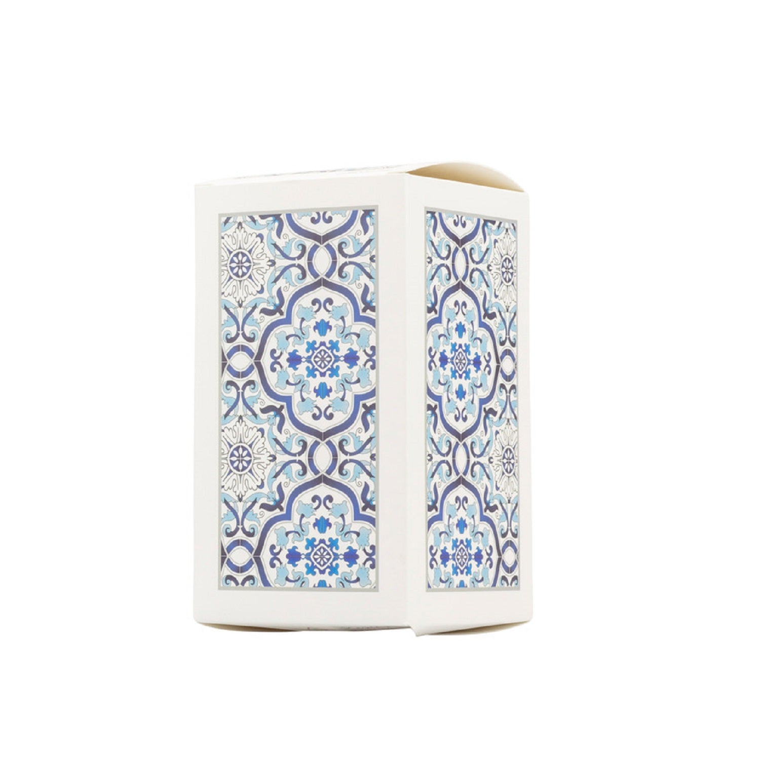 Bomboniera matrimonio cucchiaio per gelato in porcellana con decorazione maioliche blu e bianco harmony PRMT24152