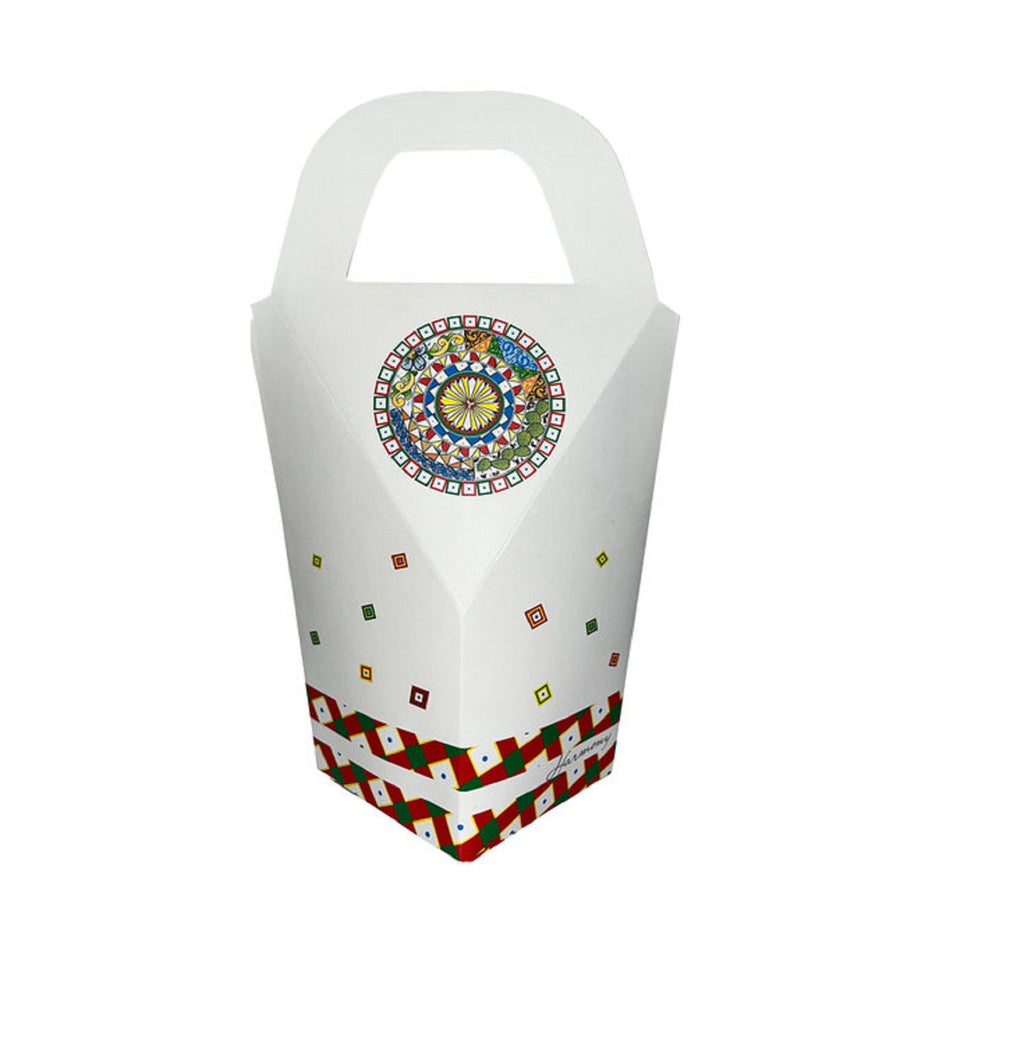 Porta stuzzicadenti cactus fichi d'india in ceramica bomboniera per comunione, cresima, matrimonio Harmony PRMT24223