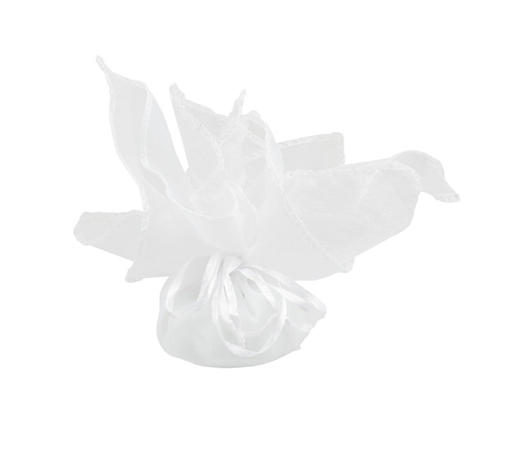 Profumatore corona in porcellana a led per comunione, cresima, matrimonio Harmony PRMT25109