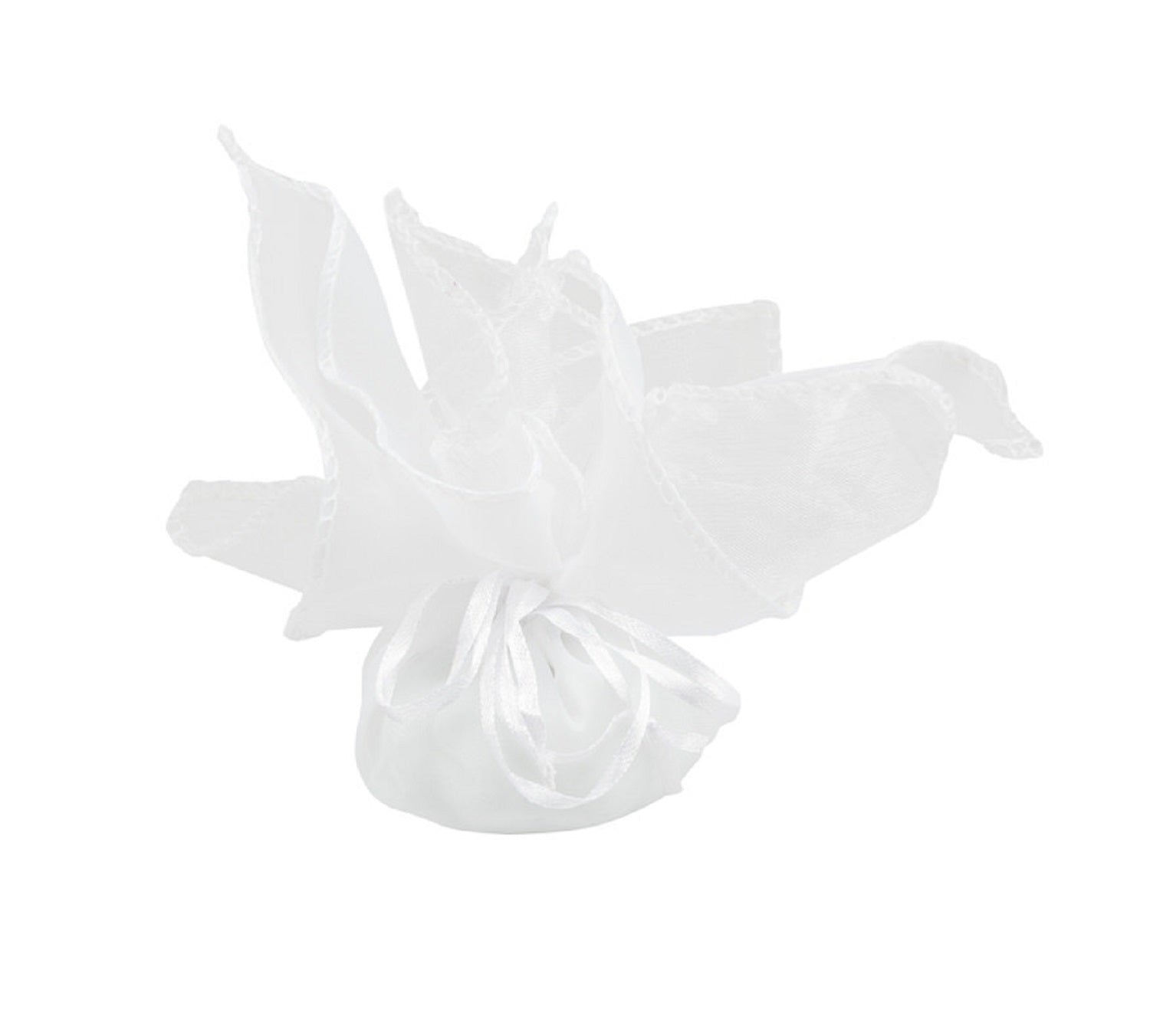 Profumatore corona in porcellana a led per comunione, cresima, matrimonio Harmony PRMT25109