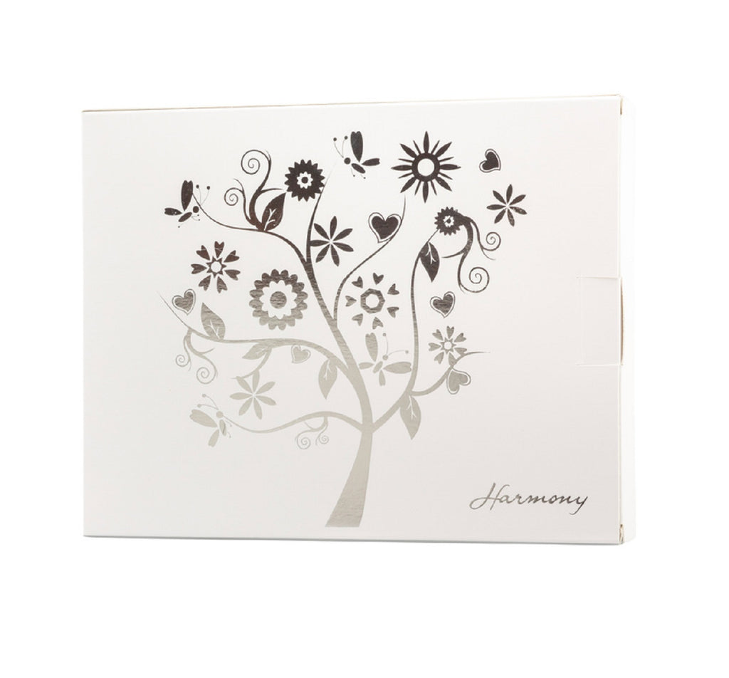 Zuccheriera con cucchiaino in porcellana e bambù bomboniera per matrimonio, regalo Harmony PRMT25224