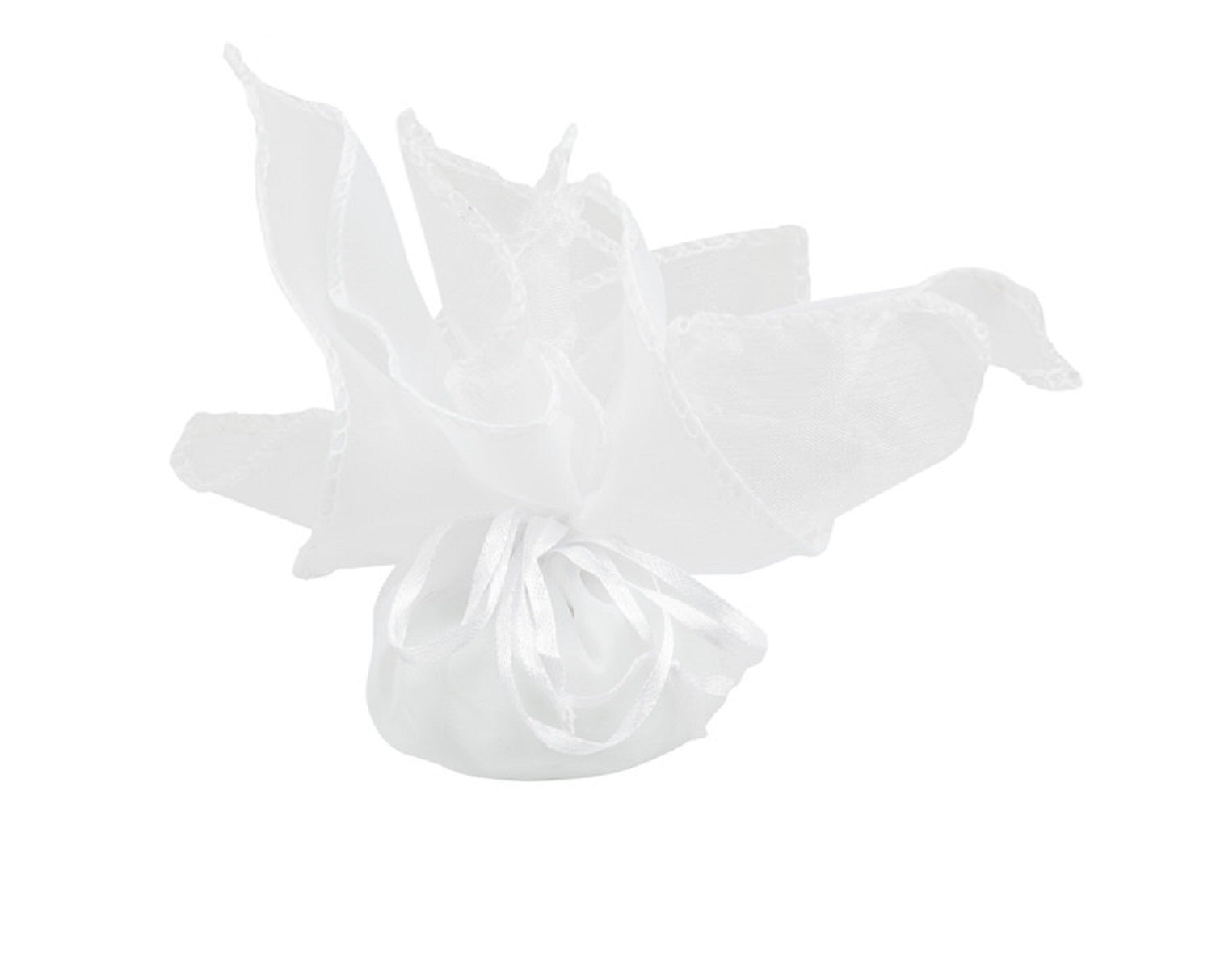 Profumatore corona in porcellana a led per comunione, cresima, matrimonio Harmony PRMT25236
