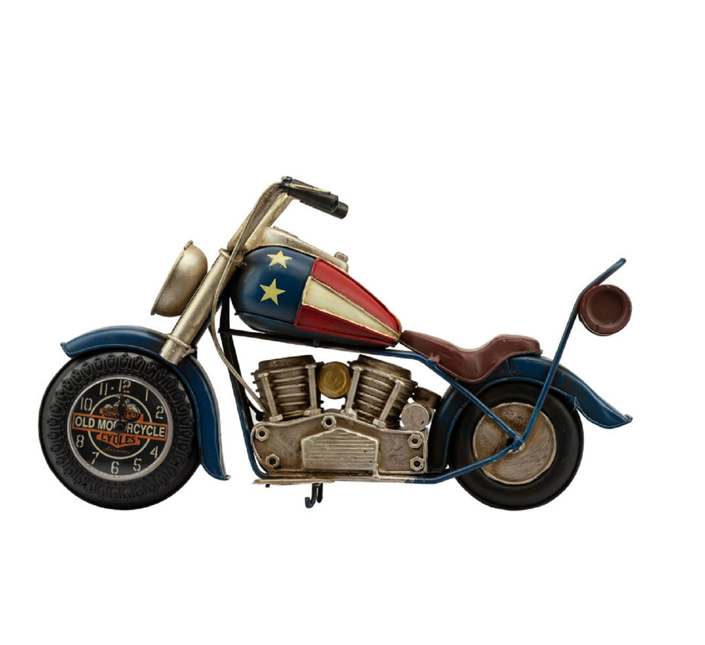 Bomboniera comunione e cresima sveglia moto america colorata harmony S2734L