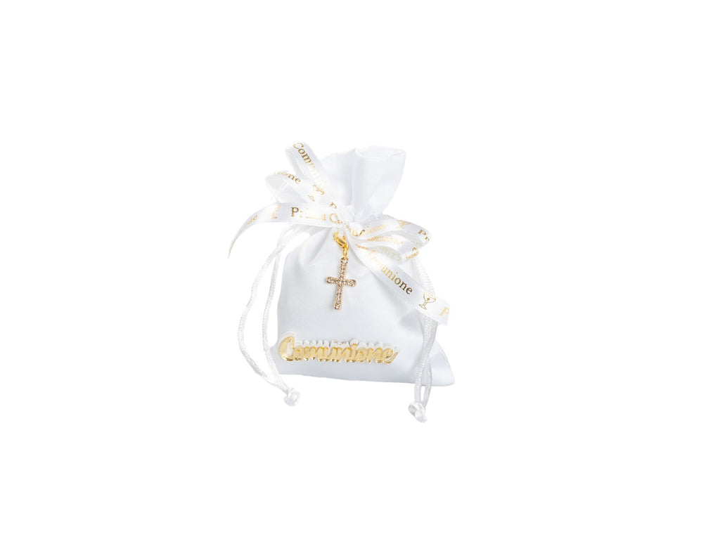 Set sacchettino porta confetti da 5 pz bomboniera per comunione Harmony S3215A