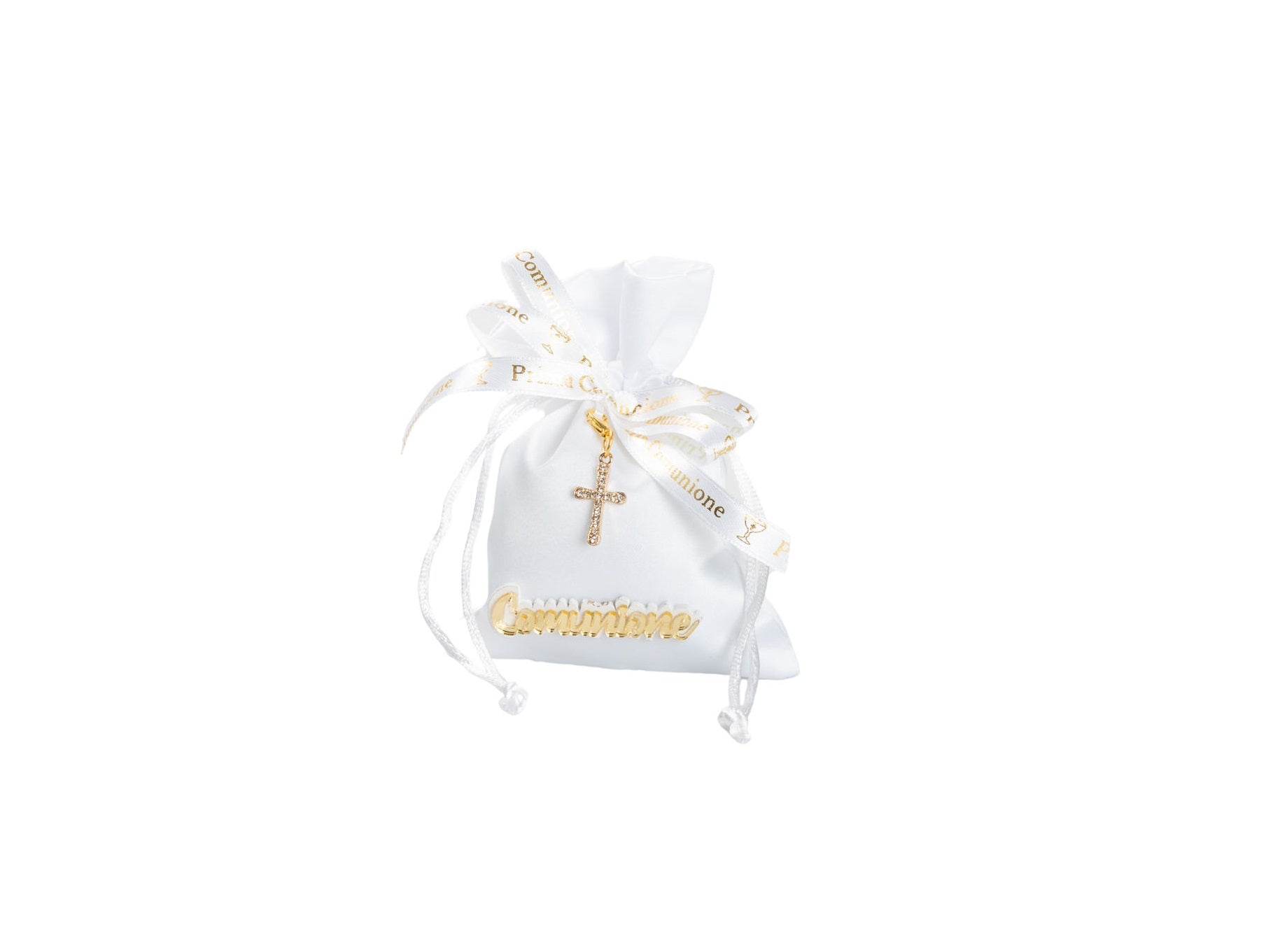 Set sacchettino porta confetti da 5 pz bomboniera per comunione Harmony S3215A