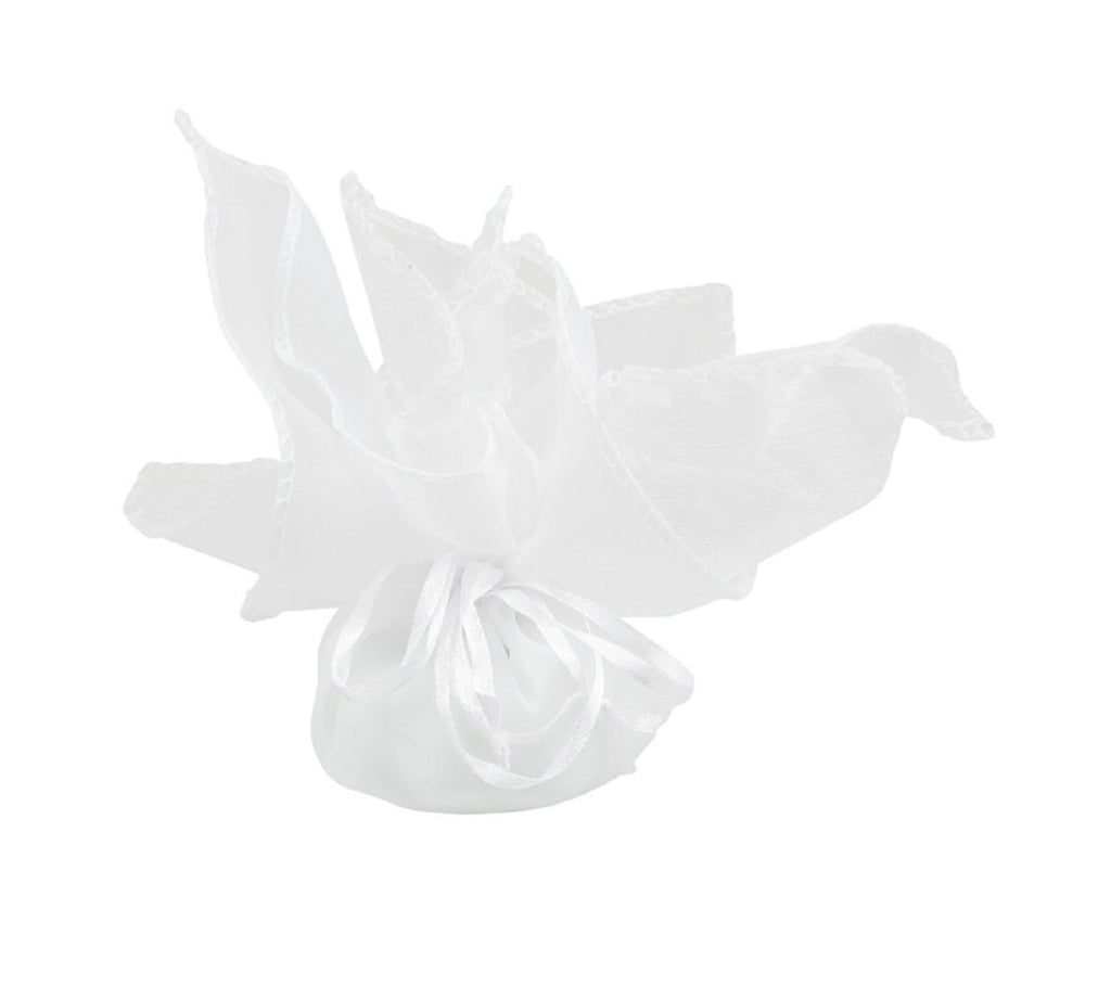 Scatolina in vetro tonda con righe farfalla in cristallo bomboniera per matrimonio, comunione, cresima, Harmony SNVT25038