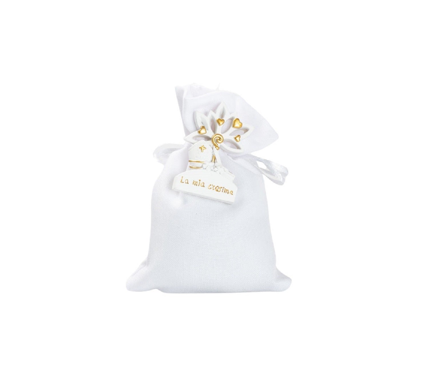 Set sacchettino porta confetti da 5 pz bomboniera per cresima Harmony