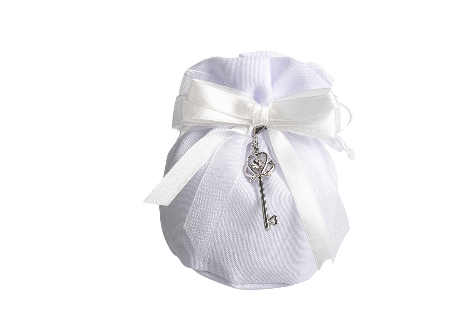 Set sacchetto porta confetti da 5 pz bomboniera per matrimonio, comunione, cresima, Harmony STMT25263