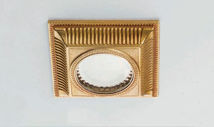 Faretto ad incasso classico a 1 luce in fusione d’ottone oro antico PR 6844/F